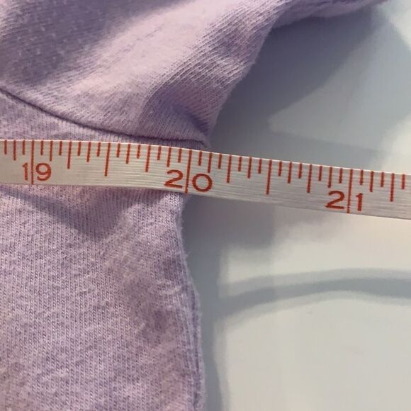 𝅺pink by Victoria’s Secret short sleeve T-shirt strappy V-neck split hemline - Picture 6 of 7